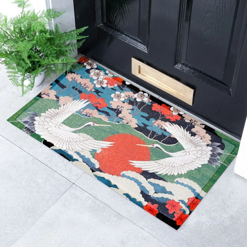 Изтривалка 40x70 cm Japanese Bird – Artsy Doormats
