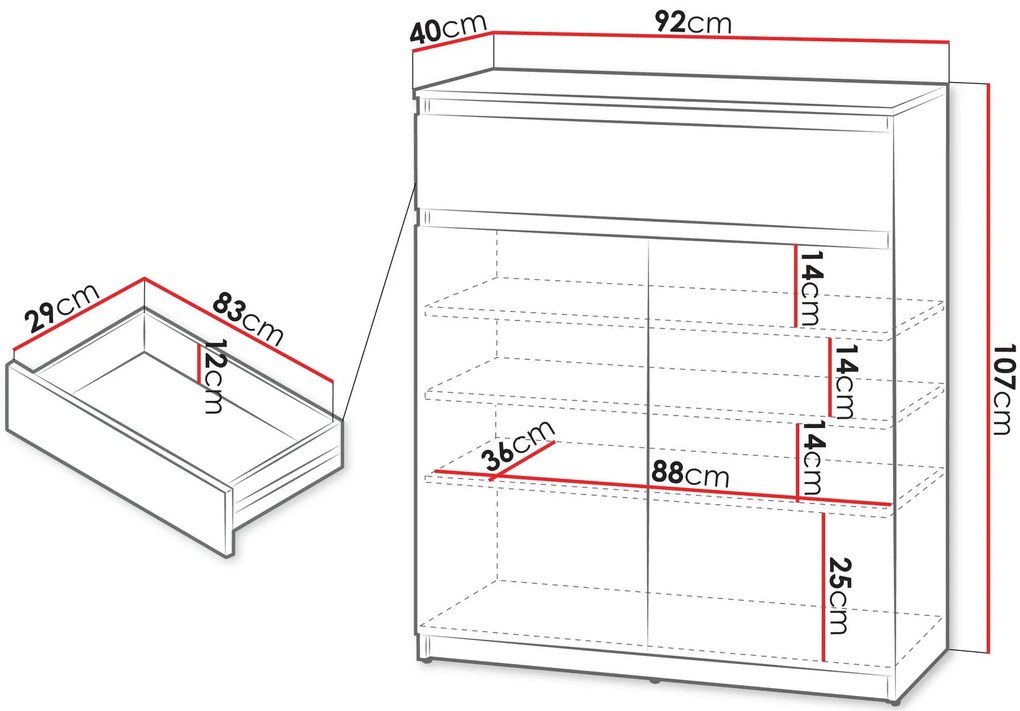 Шкаф за обувки Simply-Gkri