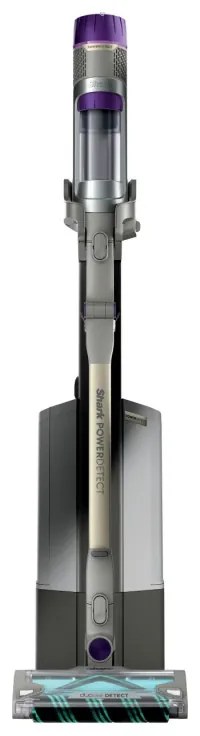 Вертикална прахосмукачка Shark IP3251EUT, 380W, 0.7 л, PowerDetect, Чупещо се рамо, Автономия 70 минути, Сив/Лилав