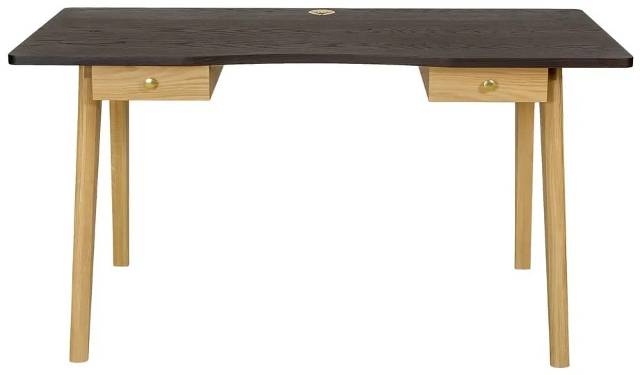 Работна маса от декор от дъб 70x140 cm Nice – Woodman