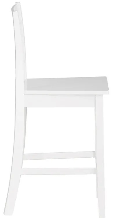 Бял бар стол от масивен бор (височина на седалката 60 cm) Torpedo – Støraa