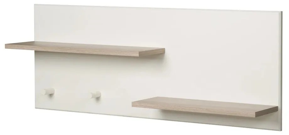 Бяла детска закачалка от декор от бряст Felicia – Roba