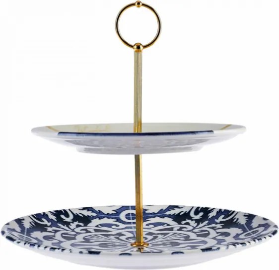 Поднос за сладки на 2 нива