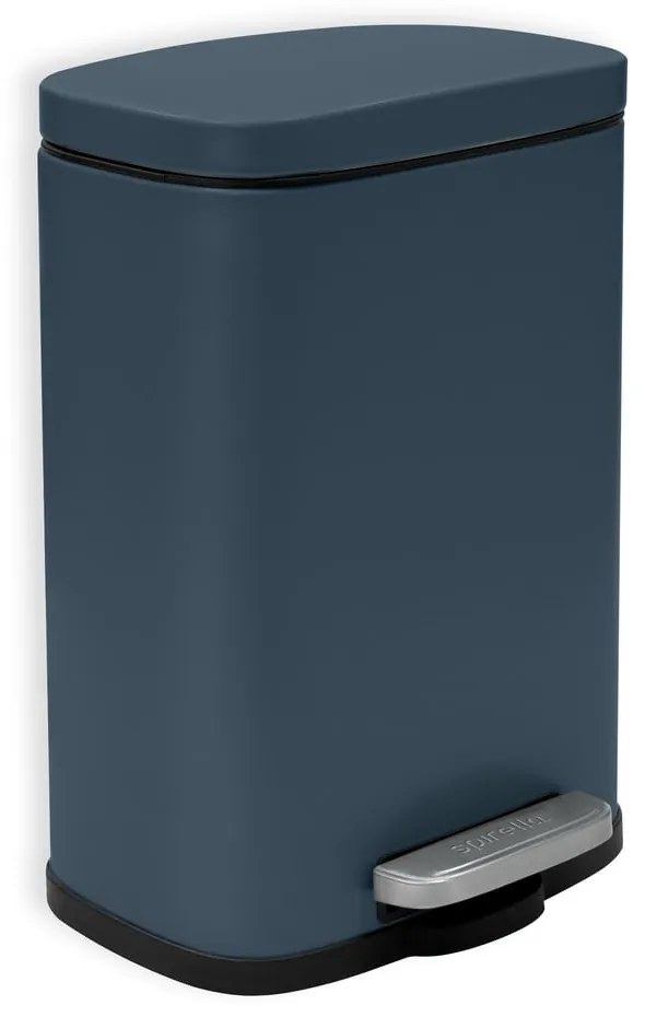 Стоманено кошче за боклук с педал в петролен цвят 5 l Akira – Spirella