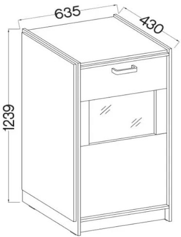 Витрина Raka low