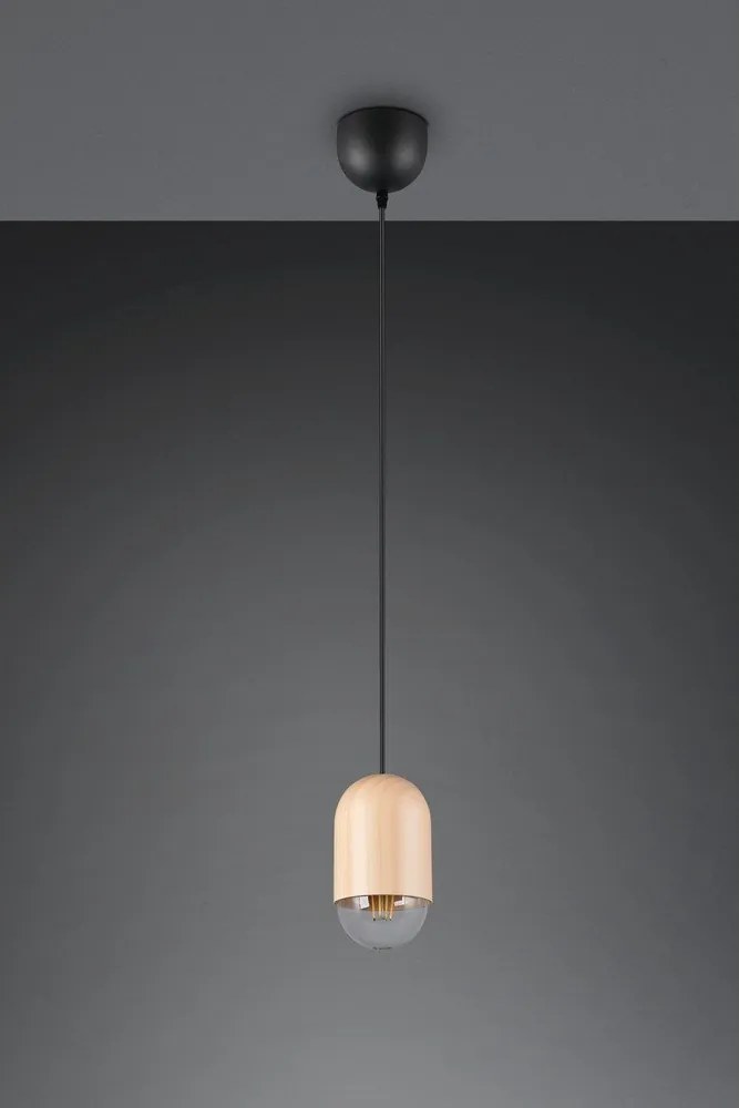 Бежово висящо осветително тяло ø 11 cm Nara – Reality