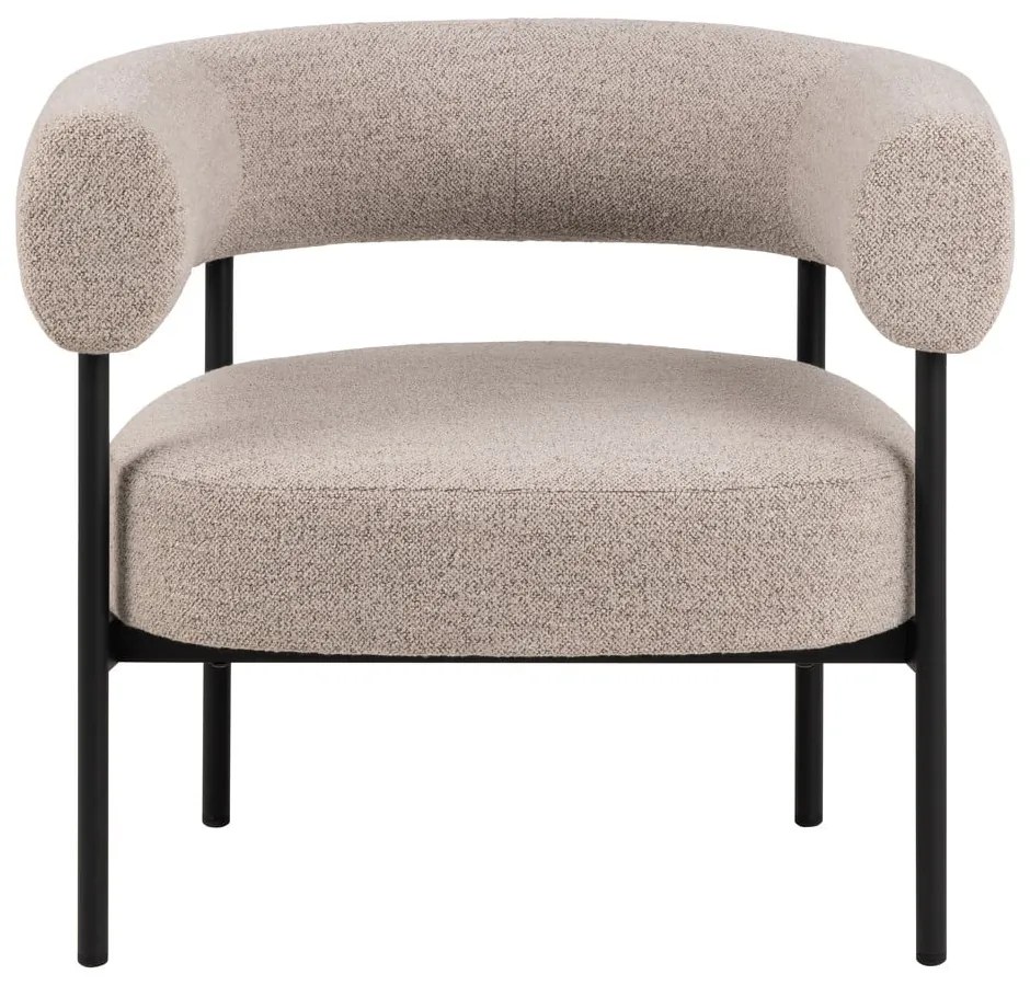 Бежово кресло от прежда с примки от букле Oakfield – Actona