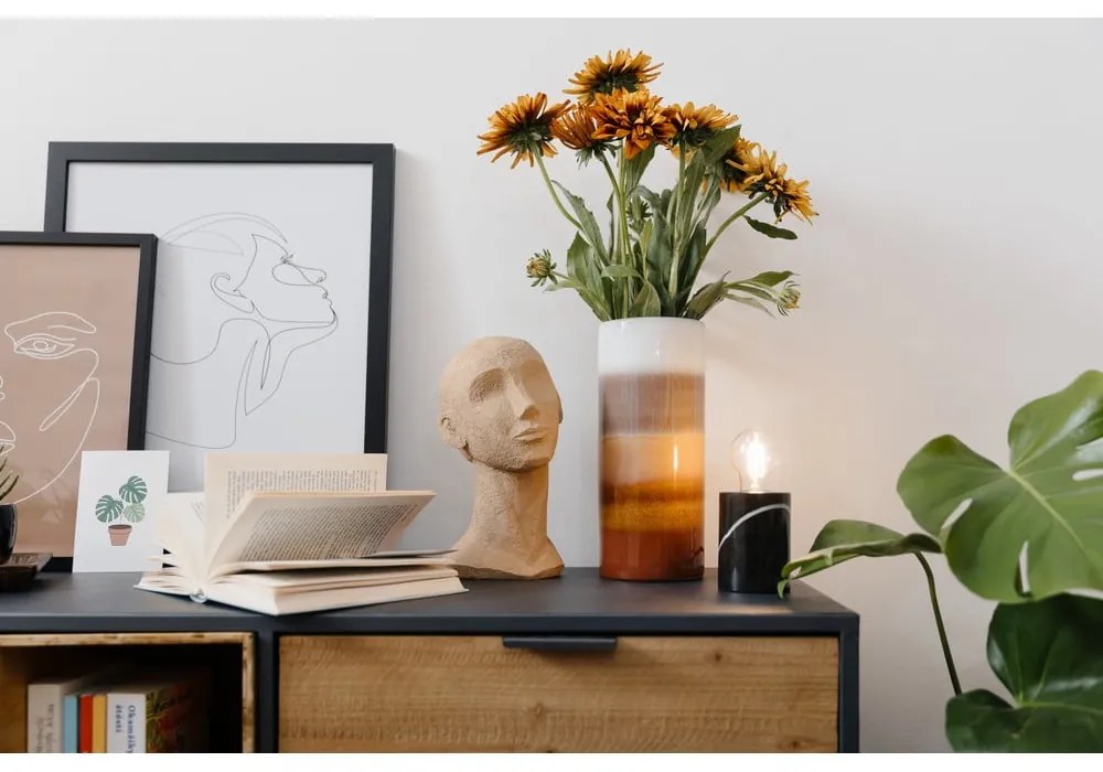 Пясъчнокафява декоративна фигурка Лице, височина 28,4 cm Art - PT LIVING