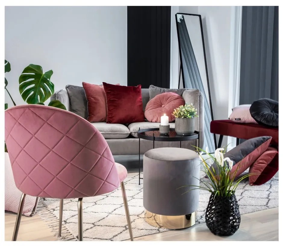 Комплект от 2 розови трапезни стола Geneve - House Nordic