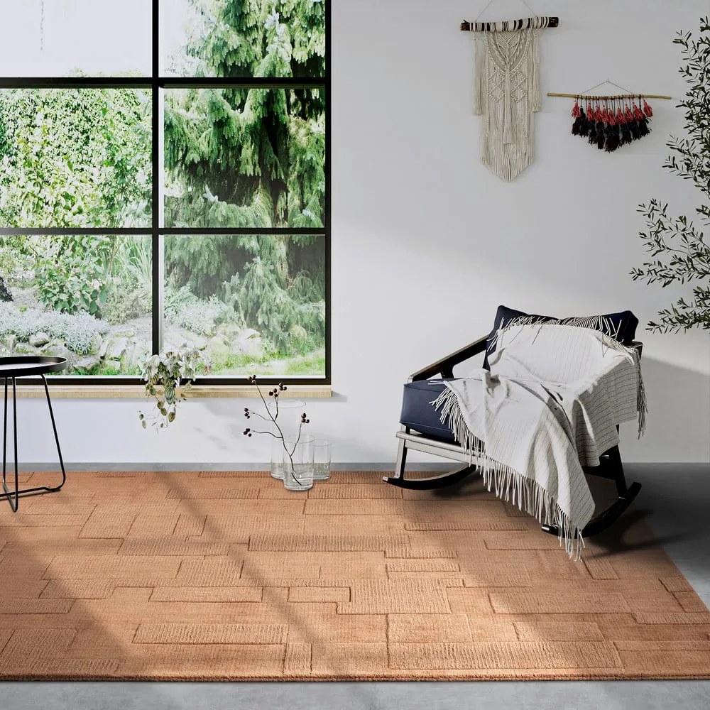 Кафяв ръчно изработен вълнен килим 160x230 cm Wilhelmine – Villeroy&amp;Boch