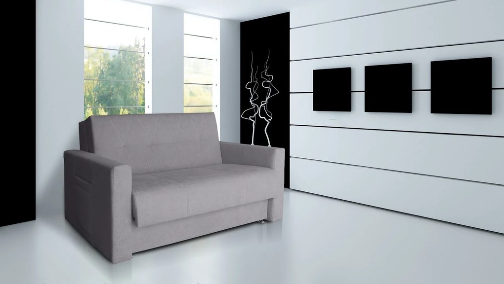 Диван-легло Латис-Светло Сиво