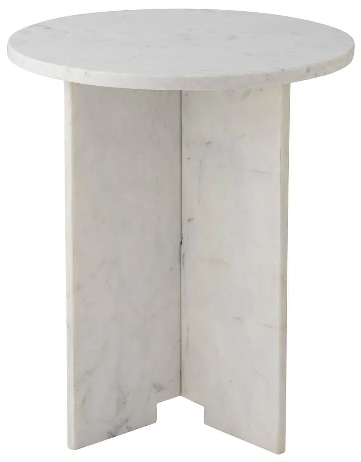 Мраморна кръгла странична масичка ø 46 cm Jasmia – Bloomingville