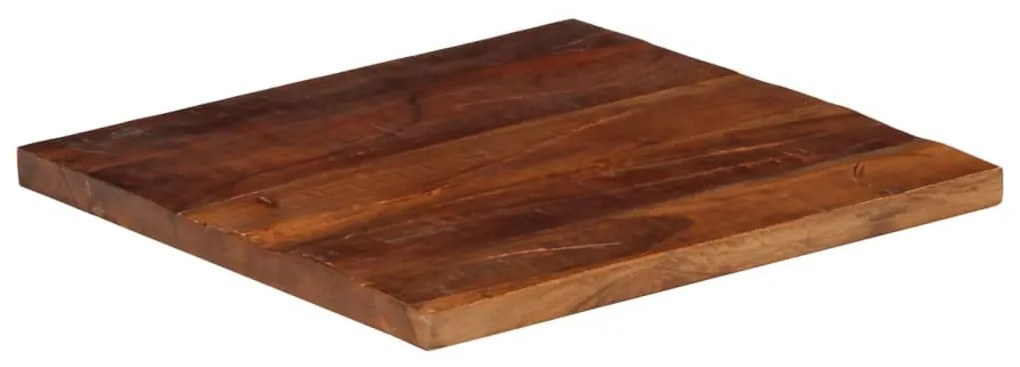 371238 vidaXL Плот за маса 40x40x3,8 см квадратен регенерирано дърво масив