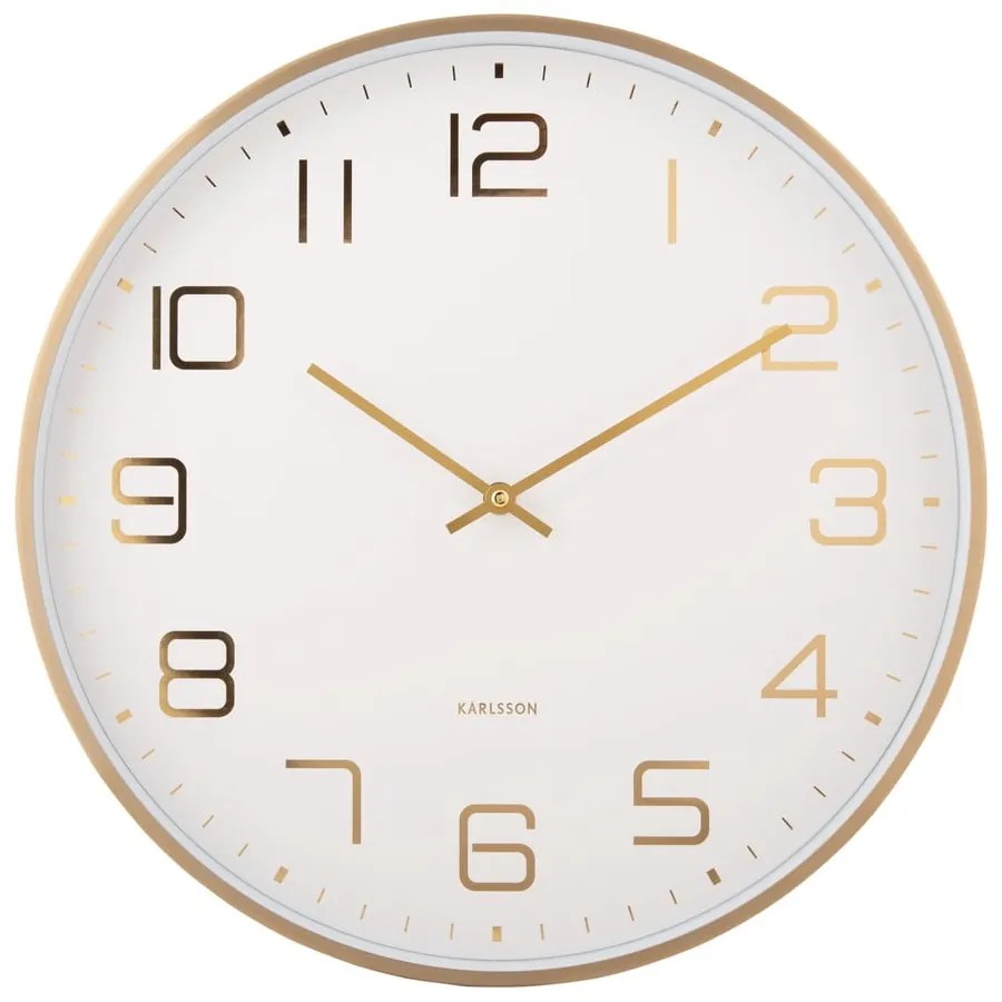 Стенен часовник ø 40 cm Elegance Glow – Karlsson