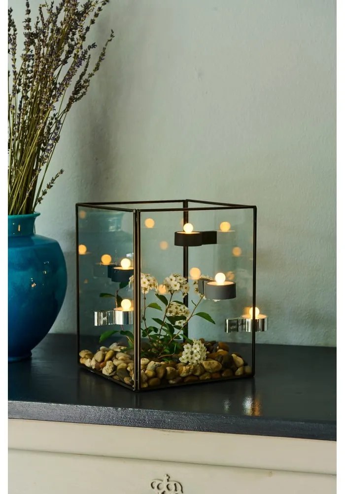 Сиви светлинни декорации в комплект от 2 Amalia - Sirius