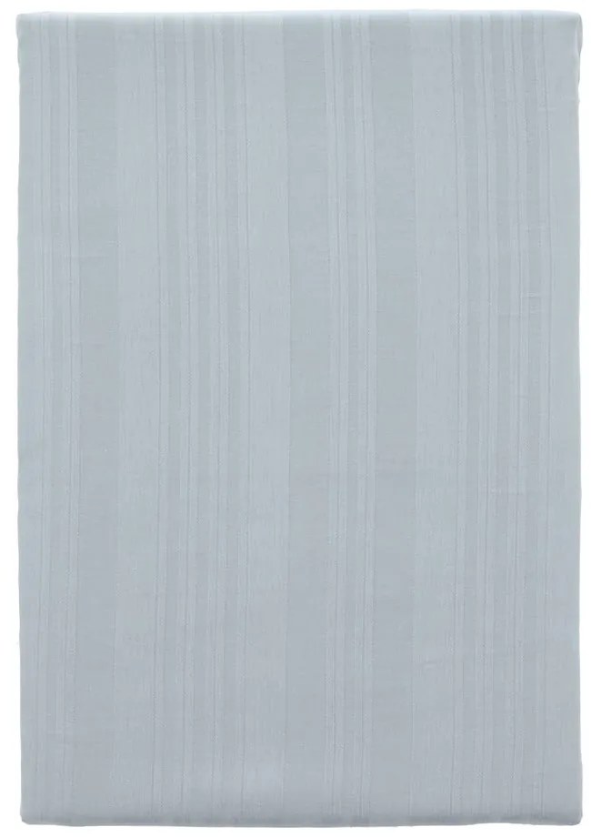 Светлосиньо единично удължено спално бельо от дамаск 140x220 cm Noble – Södahl
