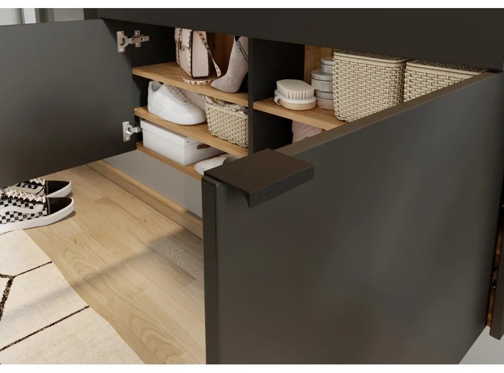 Комплект антрацит/натурален коридор Ameca - Germania