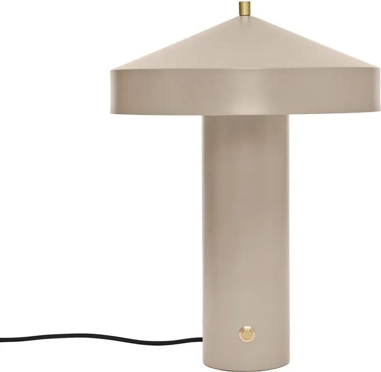 Кафяво-сива метална настолна лампа (височина 41 cm) Hatto – OYOY Living Design