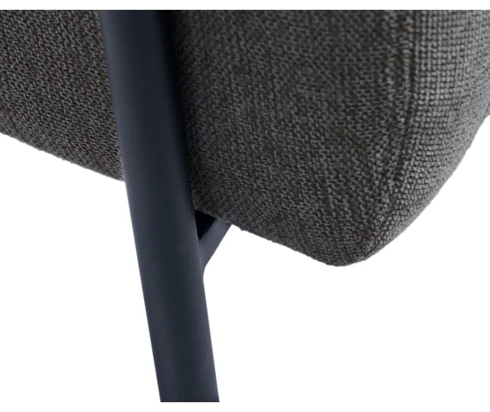 Тъмносиво кресло Trout – Unique Furniture