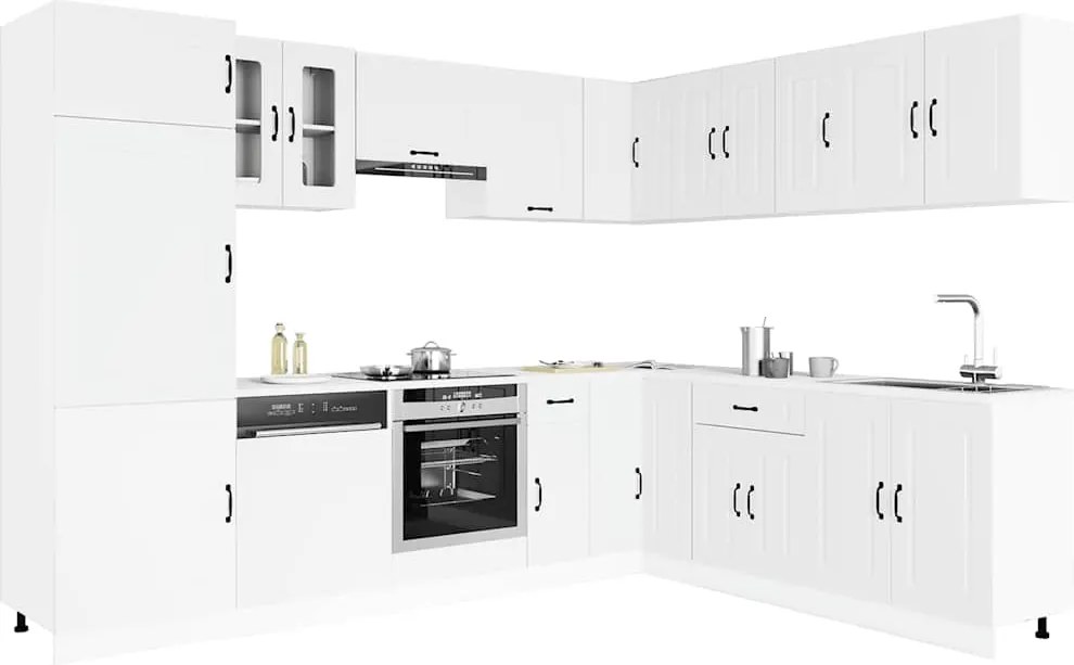 3314971 vidaXL Комплект кухненски шкафове от 14 части Kalmar, инженерно дърво