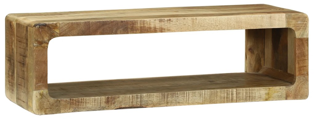 Sonata H Телевизионен шкаф 80x30x25 см Масивна дървесина Груба мангова