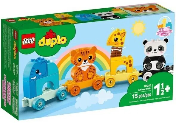 Конструктор LEGO DUPLO - Влак за животни - 10955