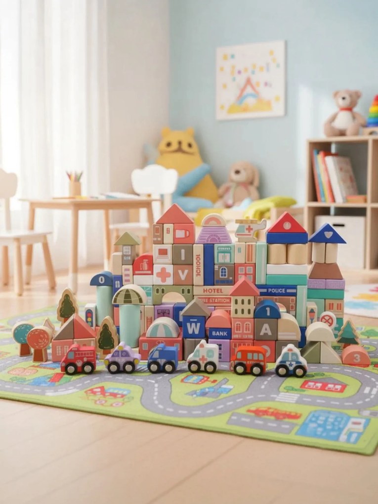 Детски комплект с блокчета Joyland City Blocks