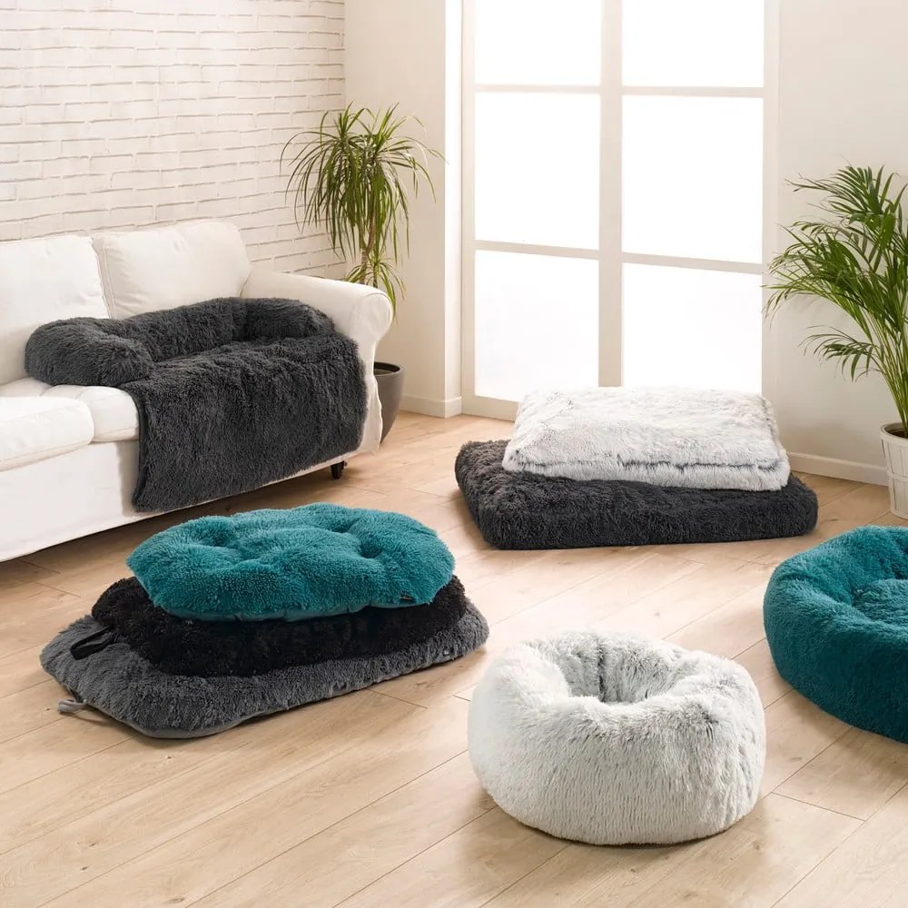 Бяло легло за домашни любимци ø 75 cm Fluffy Heather – Love Story