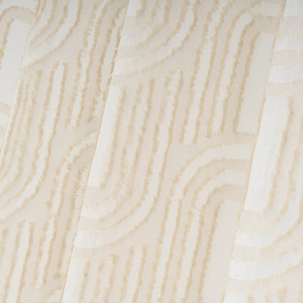 Бежова завеса 140x260 cm Relief Arch – Casa Selección