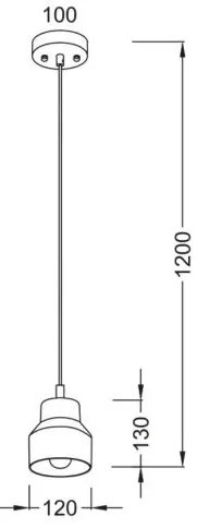 Полилей Granor-Диаметър 12 См.-Черен