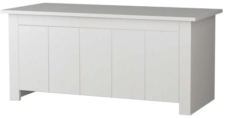 Бяла ракла от масивен бор 100x45 cm Bertram – Støraa