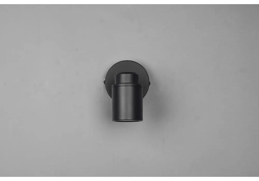 Матово черен метален прожектор 10x9 cm Angelo - Trio
