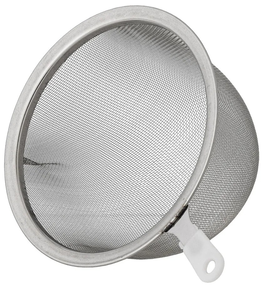 Кремава глинена чаша с коледен мотив с цедка 300 ml Valentin – Bloomingville