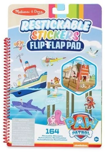 Книжка със стикери за многократна употреба Adventure bay - Melissa and Doug