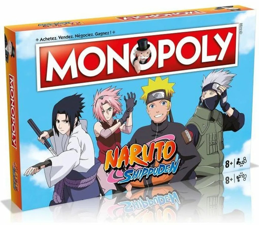 Настолна игра Winning Moves MONOPOLY Naruto (EN)