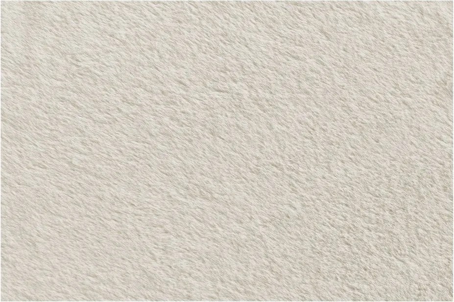 Кремав пуф от изкуствен косъм Lilibet – Bobochic Paris