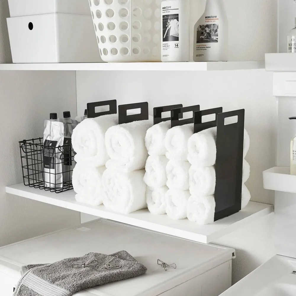 Черни метални стойки за кърпи 2 бр. Tower – YAMAZAKI