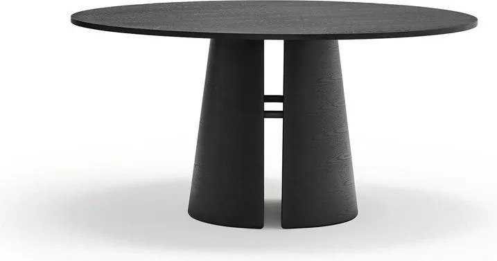 Кръгла трапезна маса от декор от ясен ø 157 cm Cep – Teulat