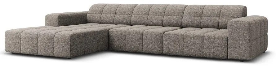 Тъмносив ъглов диван (ляв ъгъл) Chicago – Cosmopolitan Design