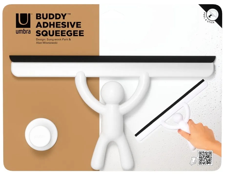 Бяла стъргалка с държач 26 cm Buddy – Umbra