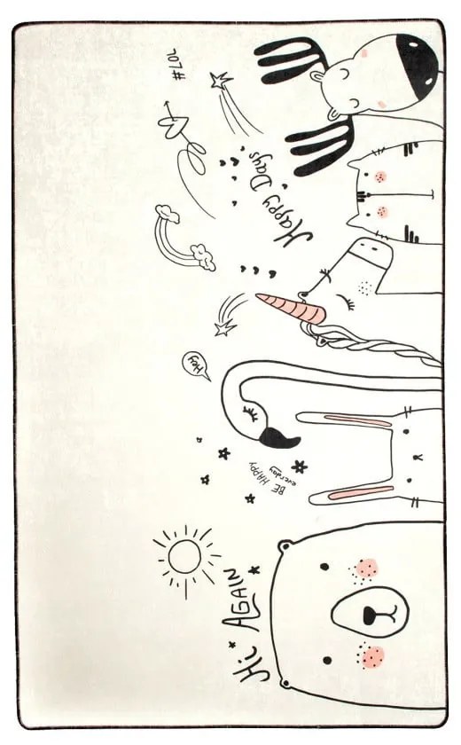 Детски килим , 100 x 160 cm Be Happy - Conceptum Hypnose