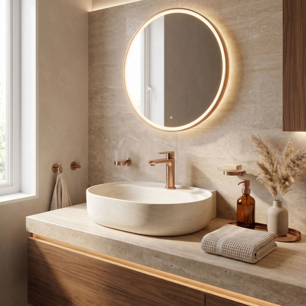 Смесител за баня Rea Logan Brush Copper