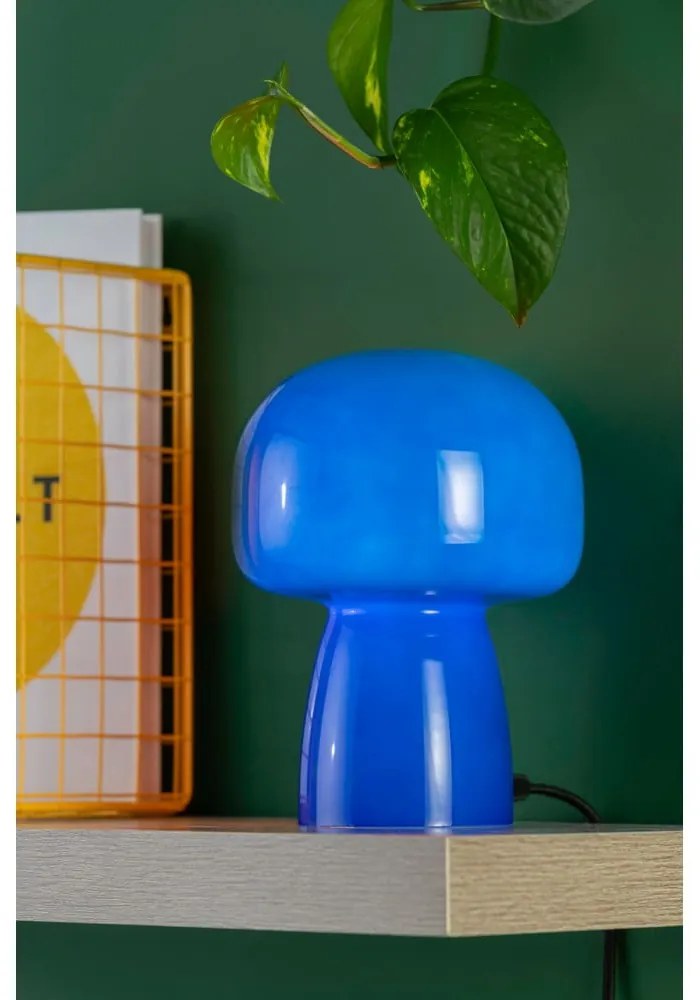Синя настолна лампа (височина 20 cm) Fervor – Leitmotiv
