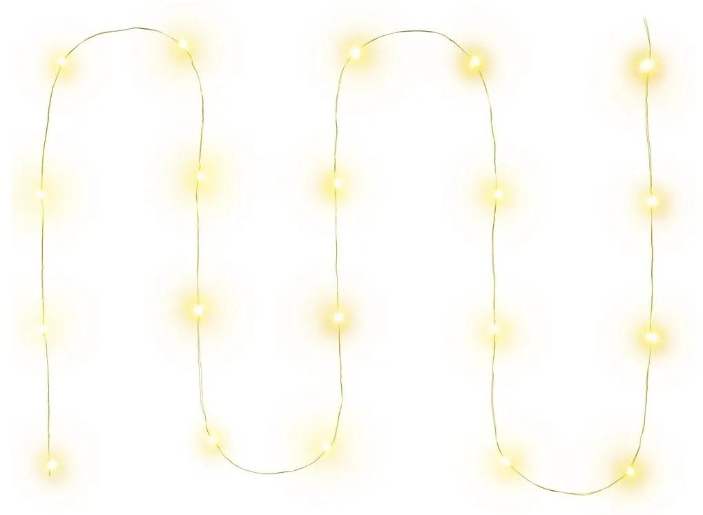 LED Коледни лампички 20xLED/2xAA 2,3м топло бяло