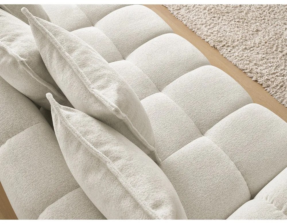 Бял шенилов диван 278 cm Everest – Bobochic Paris