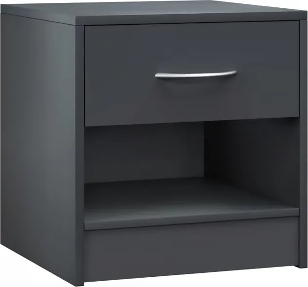 Нощно шкафче Kiel с чекмедже и рафт 41 × 39 × 28 cm Бял