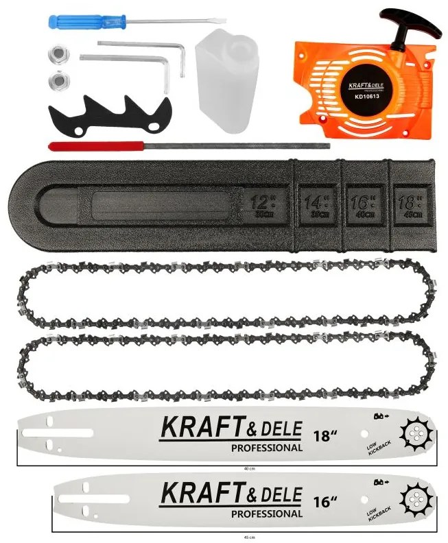 Верижен трион 5,9 HP 16„/18“ KD10613