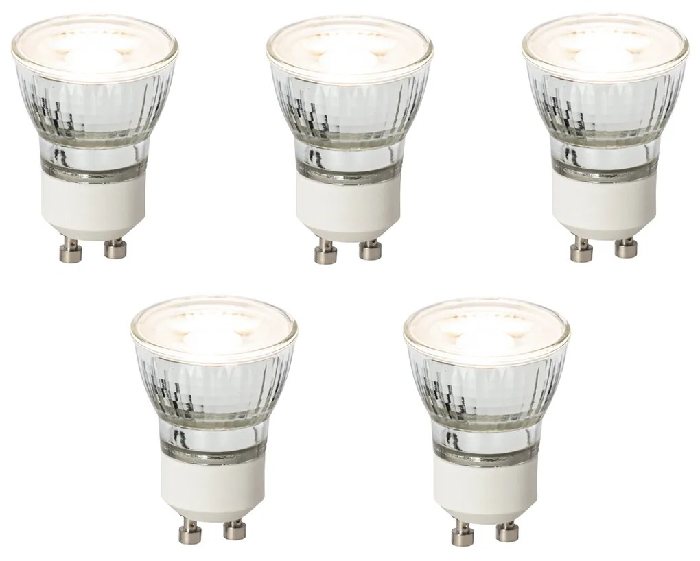 Комплект от 5 димируеми LED крушки GU10 35мм 3W 220LM 3000K