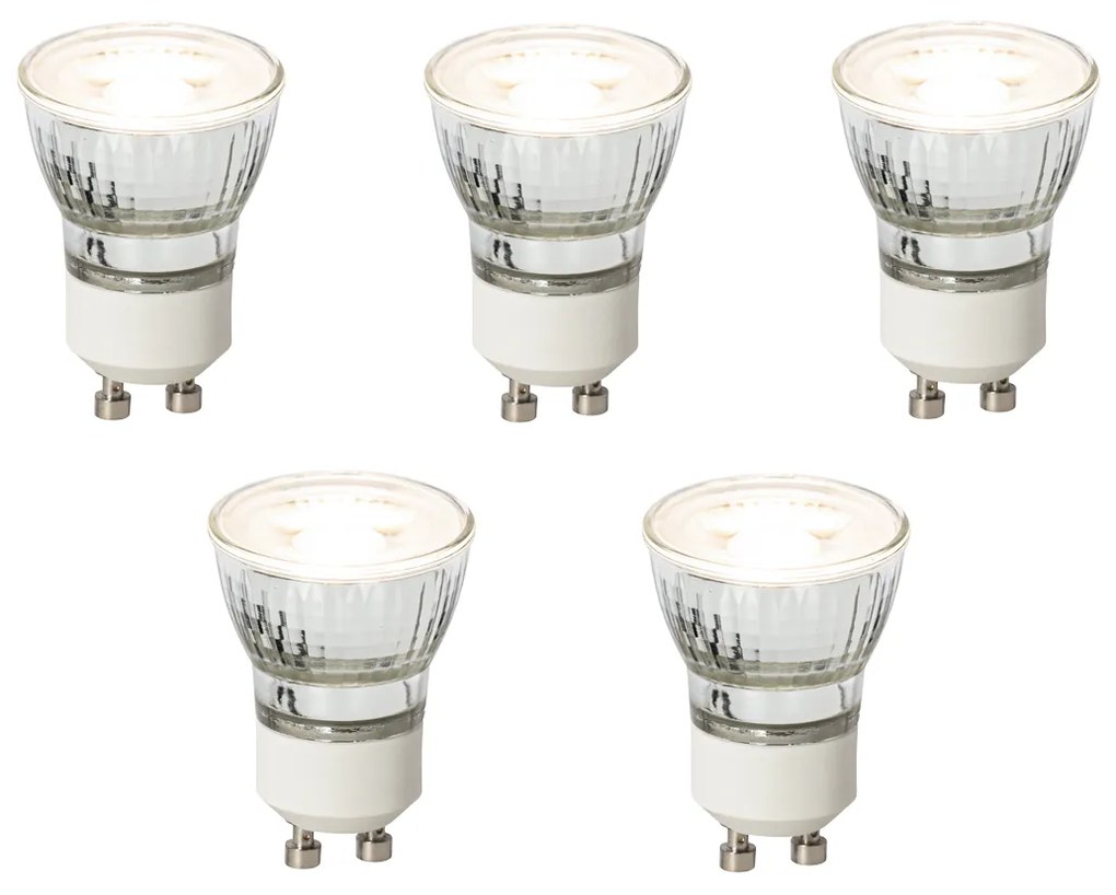 Комплект от 5 димируеми LED крушки GU10 35mm 4W 200lm 3000K