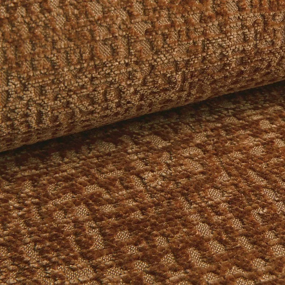 Оранжев разтегателен ъглов диван с място за съхранение (десен ъгъл) Kalena – Makamii